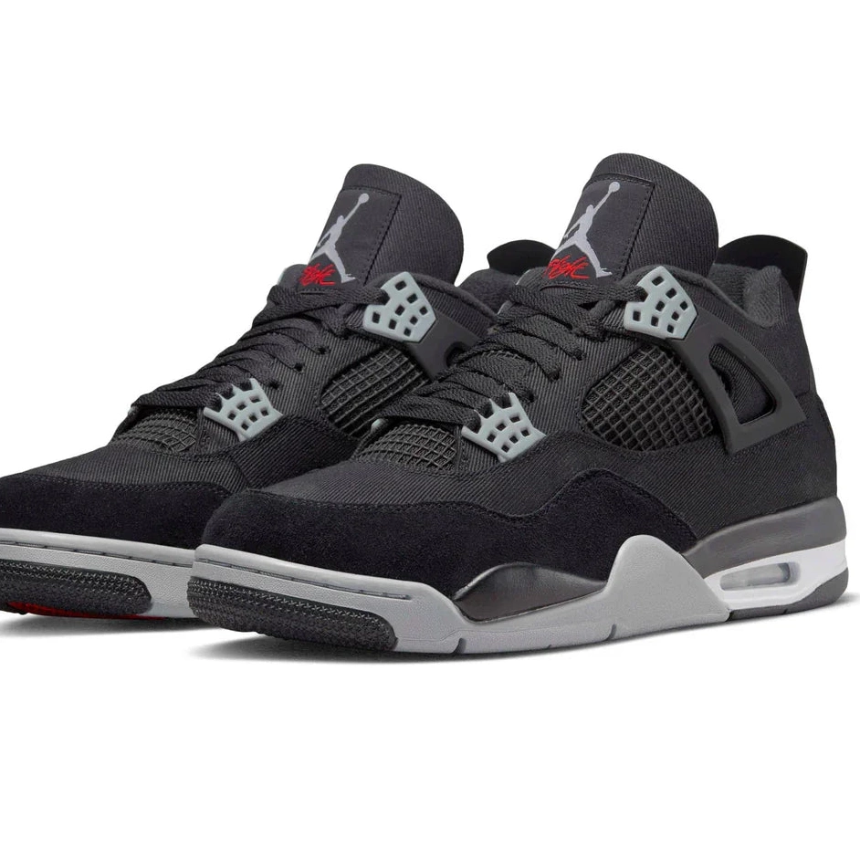 Canvas Air Retro Jordan 4 Black SE 0811